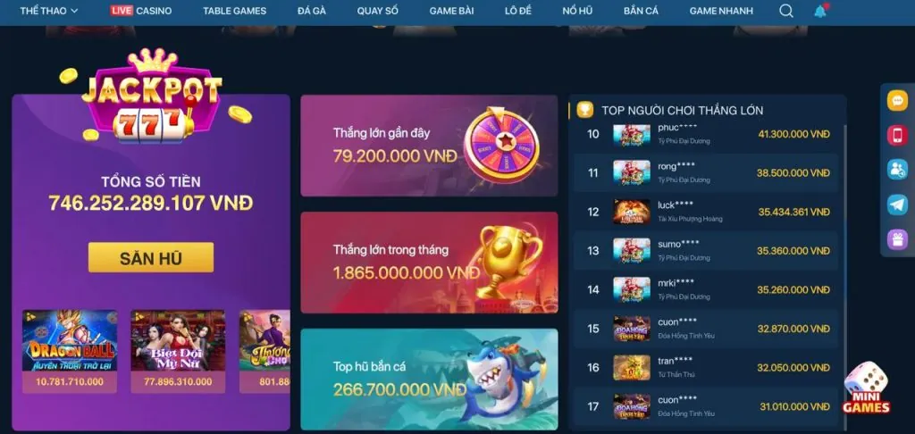 Giao diện đặt cược đá gà tại xin slot
